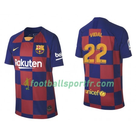 Tenue Barcelone Arturo Vidal 22 Domicile 2019-2020 Maillot de Foot